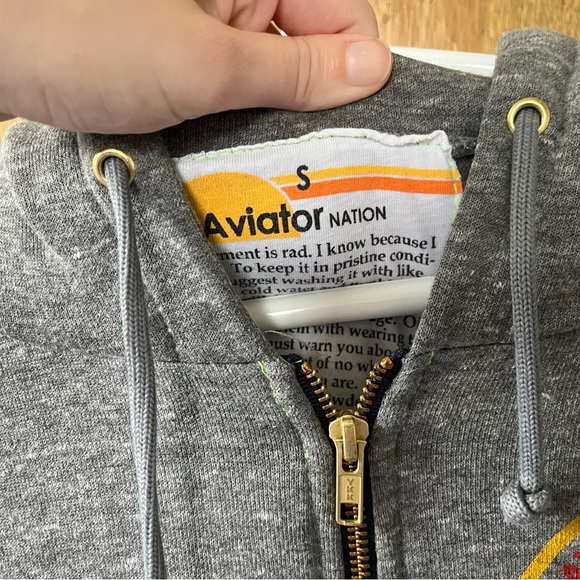Aviator Nation Austin Zip Hoodie ATX - Picture 3 of 5
